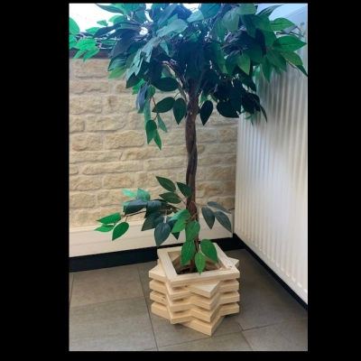 fabrication de cache-pots en bois