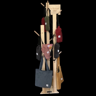 porte-sac pour la boutique BPM - une actualité de l'Entreprise Adaptée Guynemer à Colombelles porte-sac pour la boutique BPM