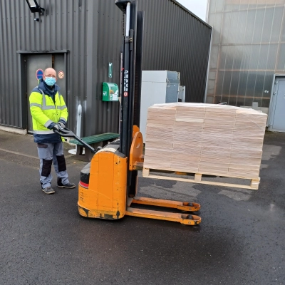 Livraison manutention par l'Entreprise Adaptée Guynemer à Colombelles Livraison manutention