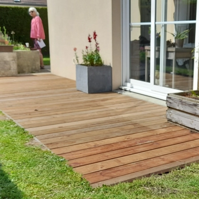 Construction terrasses en bois - après