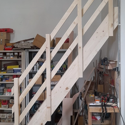 Escalier en bois