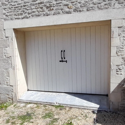 Rénovation porte de garage - après